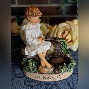 Kathy Killip for DEMDACO Vintage Virtues. Size 5” x 5 1/2”. “Peace “